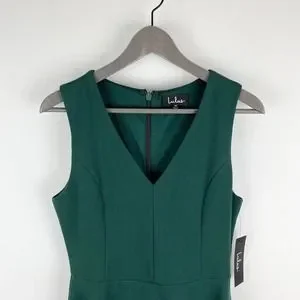 Lulus Dresses Lulus Hello World Dark Green Fit And Flare Midi